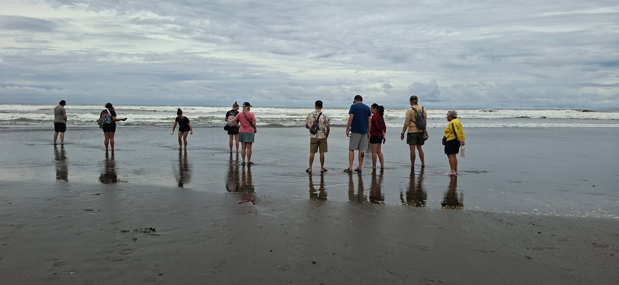 Beautiful Costa Rica beach during a custom day trip